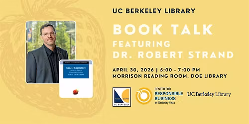 Book Talk Featuring Dr. Robert Strand