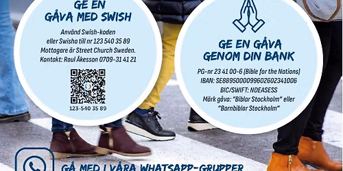 Bibelutdelning i Stockholm 2026