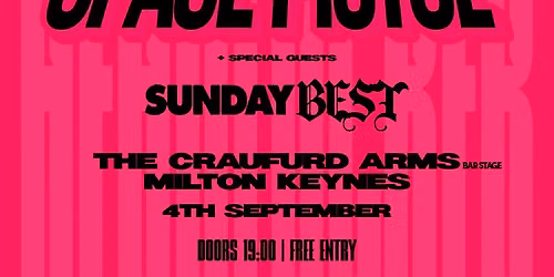 SPACE PISTOL - Album Launch show! | The Craufurd Arms, MK *BAR SHOW*