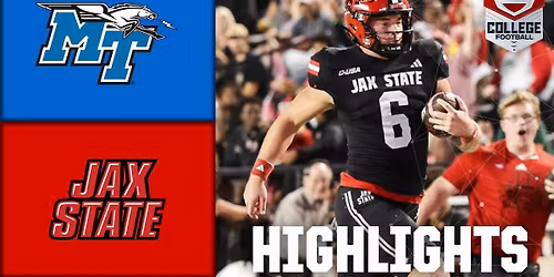 Middle Tennessee State Blue Raiders vs. Jacksonville State Gamecocks