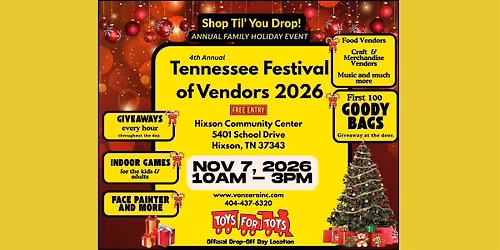 Tennessee Festival of Vendors 2026