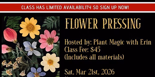 Flower Pressing