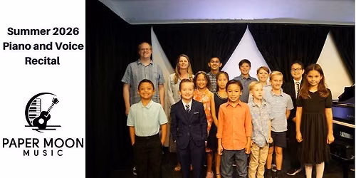 Summer Piano and Voice Recital
