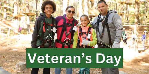 Veteran's Day: Active Military + Veterans Climb Free with Full-price Ticket