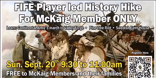 History Fife Hike at McKaig Nature Education Center