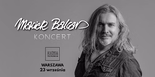 Maciek Balcar \u25cf koncert \/\/ Warszawa Wilan\u00f3w