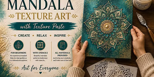 Mandala Texture Art Workshop | Create with Texture Paste