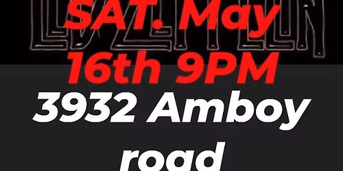 RED BAZOOKA JDs TAVERN SAT. MAY 16TH