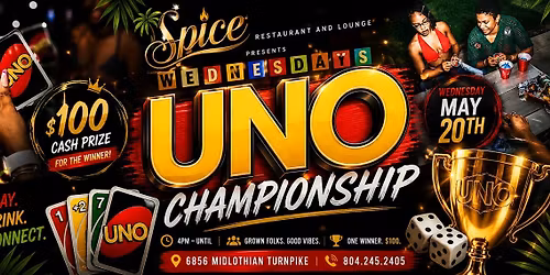 \u2660\ufe0f GAME NIGHT SOCIAL @ SPICE  UNO CHAMPIONSHIP