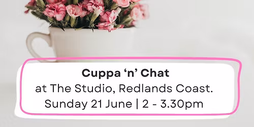 Cuppa with Ange at The Studio - Sunday 21 June 2026