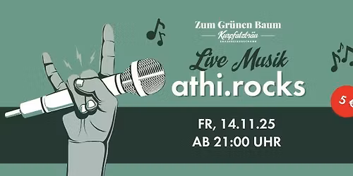 Live Musik mit Athi Rocks