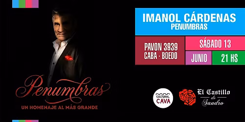 "PENUMBRAS " Un homenaje de Imanol C\u00e1rdenas