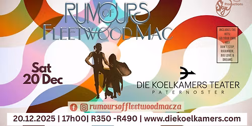 Rumours of Fleetwood Mac at Die Koelkamers