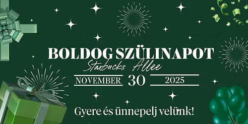 Starbucks Allee sz\u00fclinap