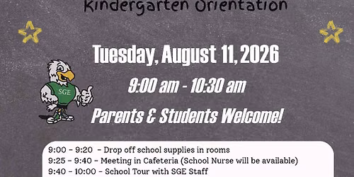 Kindergarten Orientation