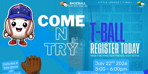 Come N Try - Little League T-Ball - Darwin