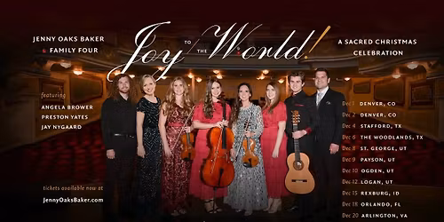 Jenny Oaks Baker \u201cJoy to the World: A Sacred Celebration\u201d