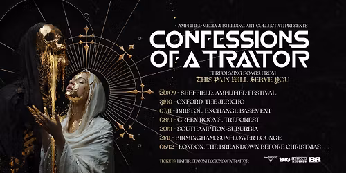 Confessions Of A Traitor w\/ Vanitas, Meet Your Maker - Birmingham, Sunflower Lounge