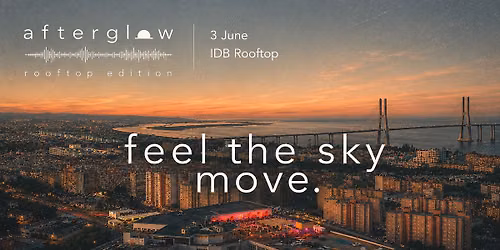 afterglow music sessions \u00b7 rooftop edition \u00b7 june 3 \u00b7 IDB