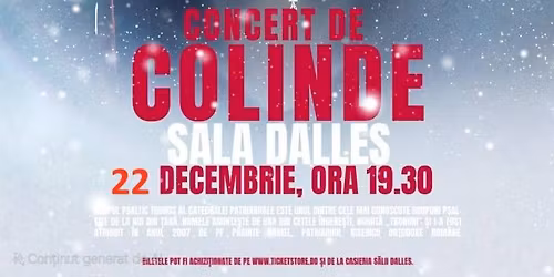 TRONOS - Concert de colinde - Sala Dalles 