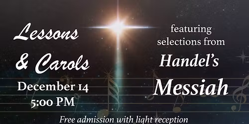 Lessons & Carols Handel's Messiah