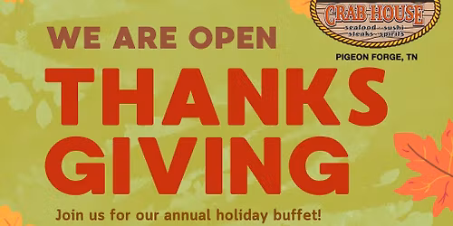 Thanksgiving Buffet \ud83e\udd80 at Harpoon Harry's