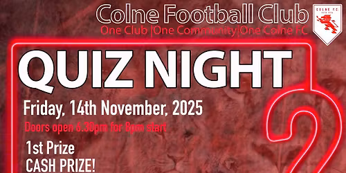 ?\ufe0fQuiz Night - NOVEMBER - Cash Prize Winner \ud83d\udcb0