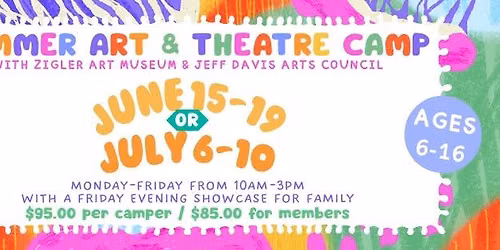 Summer Art & Theatre Camp: Session 2