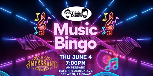 Music Bingo at Ampersand