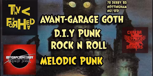 Tiny Forehead, Chakra Shakers, Interplanetary Trash Talk, Diaspar play Mist Rolling Inn