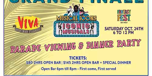 VIVA'S GRAND FINALE - FANTASY FEST PARADE VIEWING & DINNER PARTY