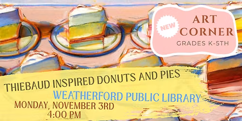 Art Corner (New! K-5th)