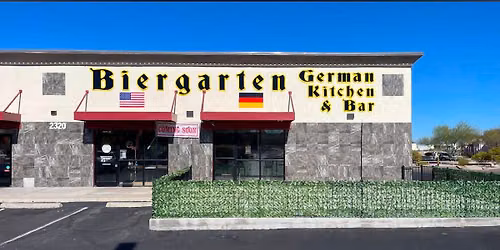 August Biergarten dinner