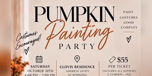 Pumpkin painting & Spooky vibes