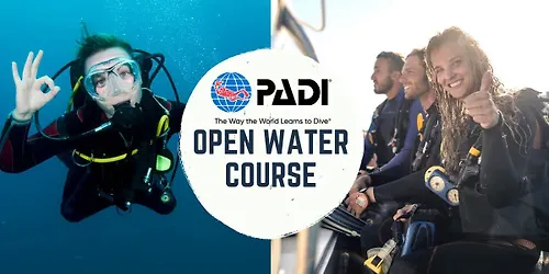 22nd23rd24th25th October - PADI Open Water Dive Course EXTENDED EXPERIENCE