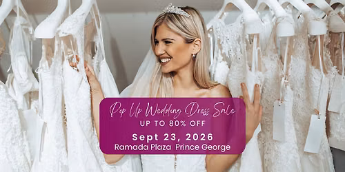 Prince George Pop Up Wedding Dress Sale