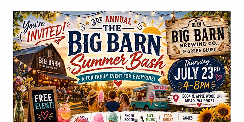 3rd Annual Big Barn Summer Bash