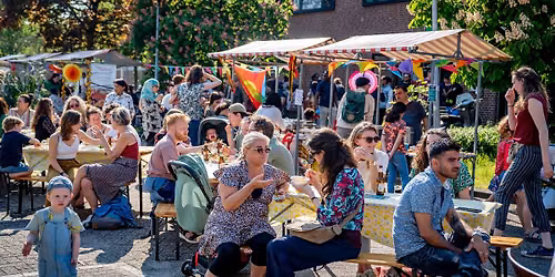 Festival op het plein in Overvecht Utrecht 