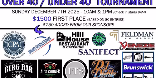 Sims Lanes Over 40\/ Under 40 Tournament