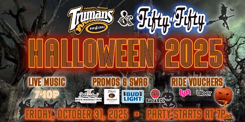 Halloween Party & Costume Contest with Fifty\/Fifty LIVE