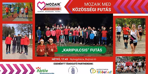 Mozaik Med K\u00f6z\u00f6ss\u00e9gi Kar\u00e1csonyi pulcsis fut\u00e1s - Ny\u00edregyh\u00e1za