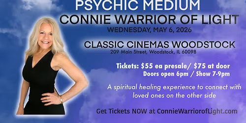 Psychic Mediumship Live Event- Woodstock, IL
