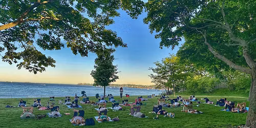 Sunset Yoga at Dane Street Beach 