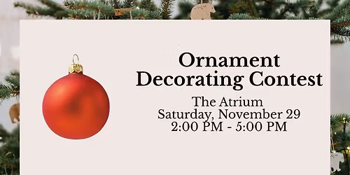 Ornament Decorating Contest