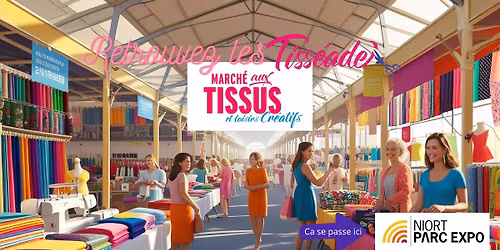 Tiss\u00e9ade \u2013 March\u00e9 aux Tissus \u00e0 NIORT | SAMEDI 6 D\u00e9cembre 2025