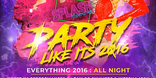 Party like it's 2016