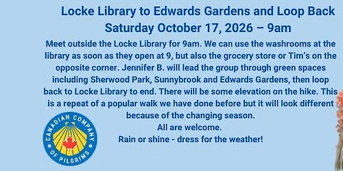 Edwards Gardens Loop Hike