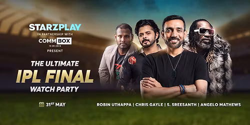 The Ultimate IPL Final Watch Party