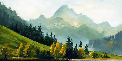 Peaceful Landscape-Acrylic