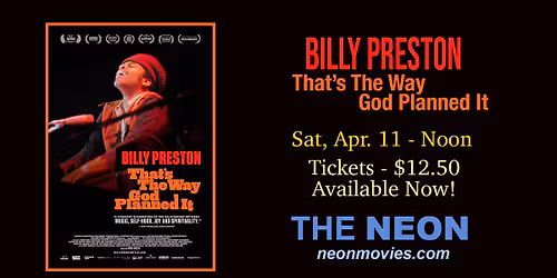 BILLY PRESTON: THAT'S THE WAY GOD PLANNED IT